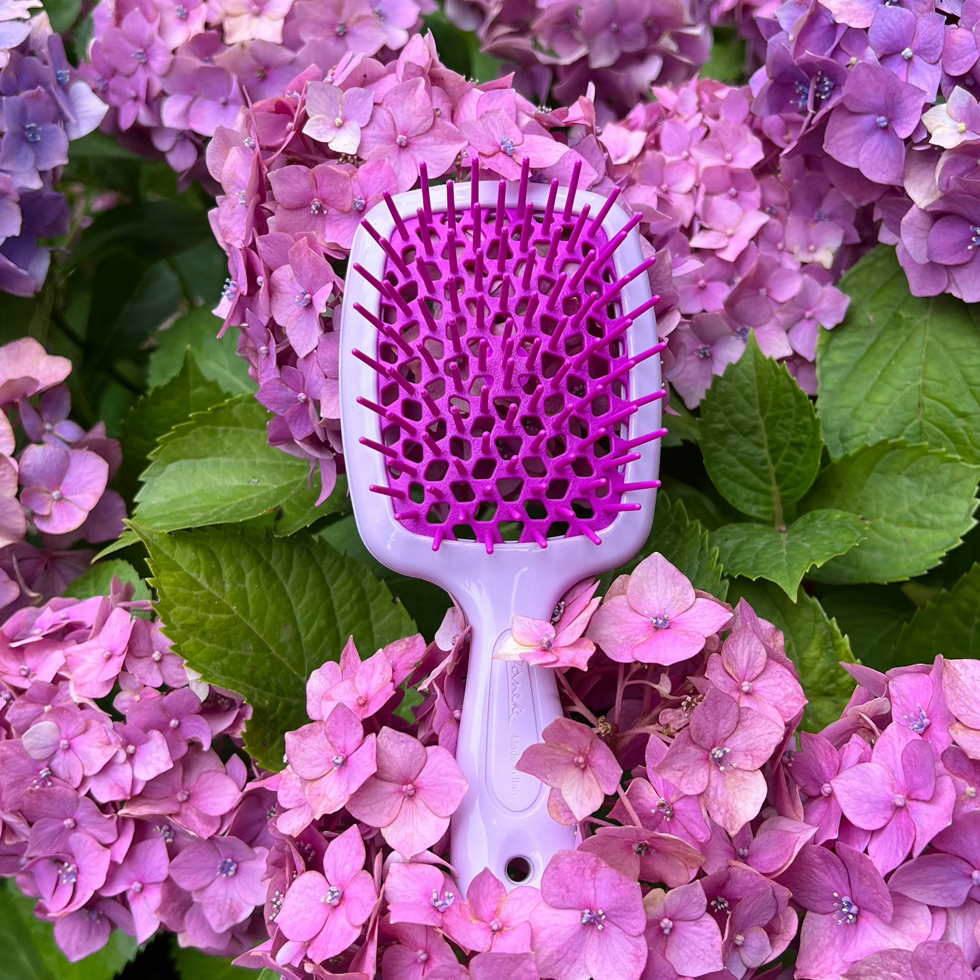 Janeke Superbrush Large Lilac & Fuchsia