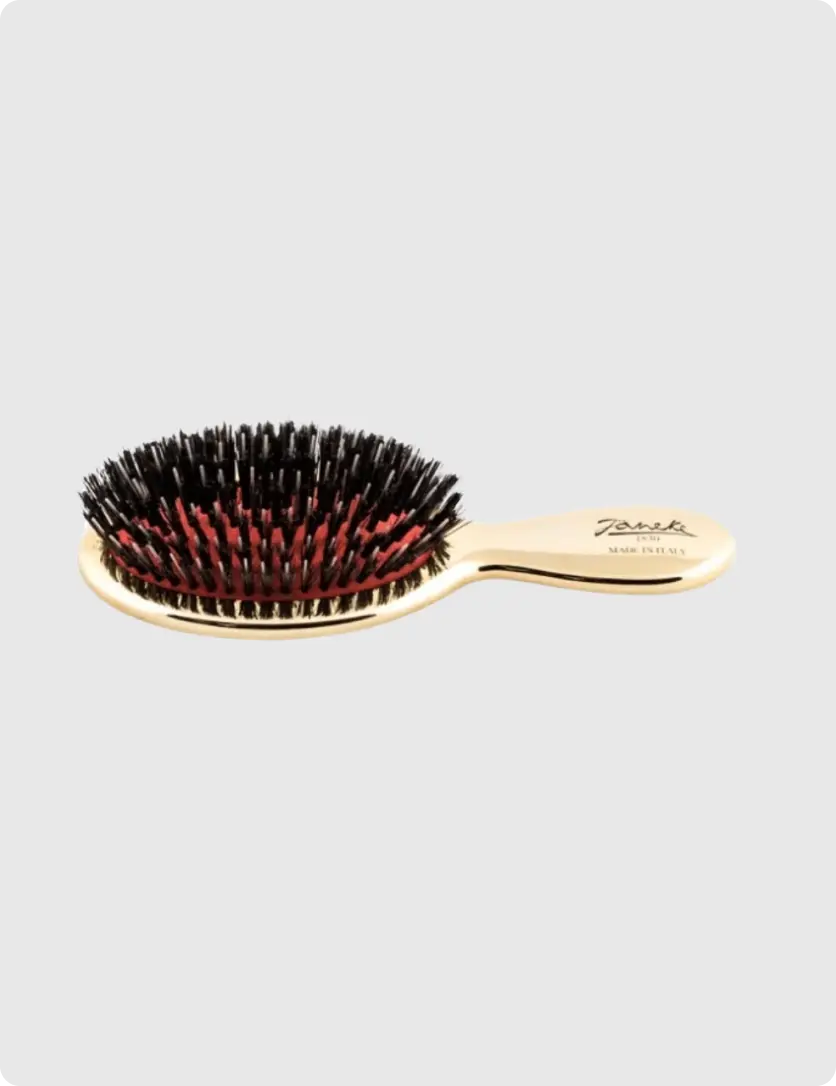 Janeke 1830 Mini Pneumatic Mixed Bristle Hairbrush