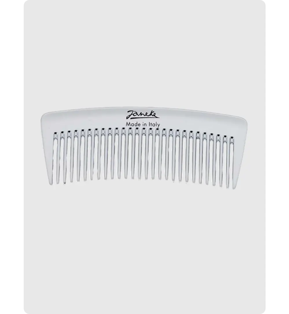 Janeke Pocket Chromium Comb