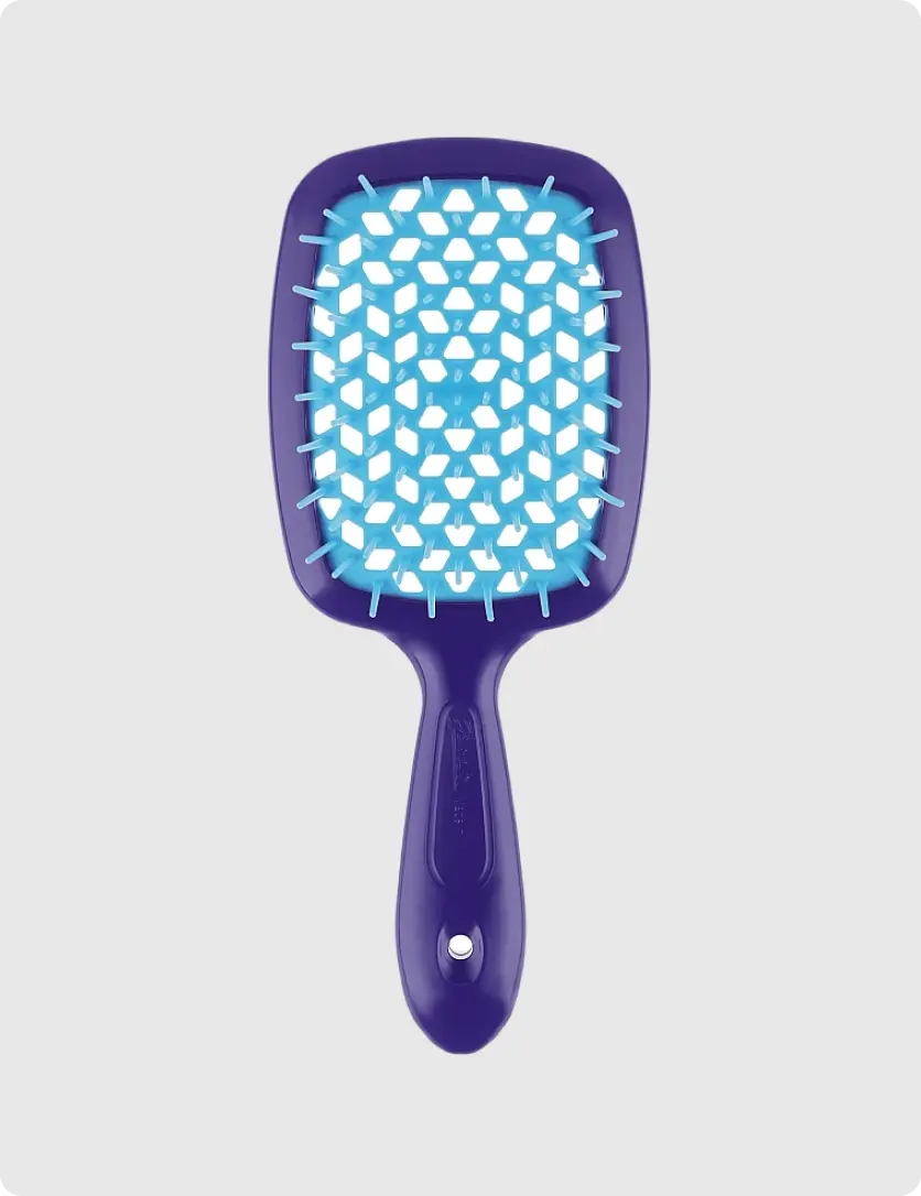 Janeke Superbrush Large Purple and Turquoise