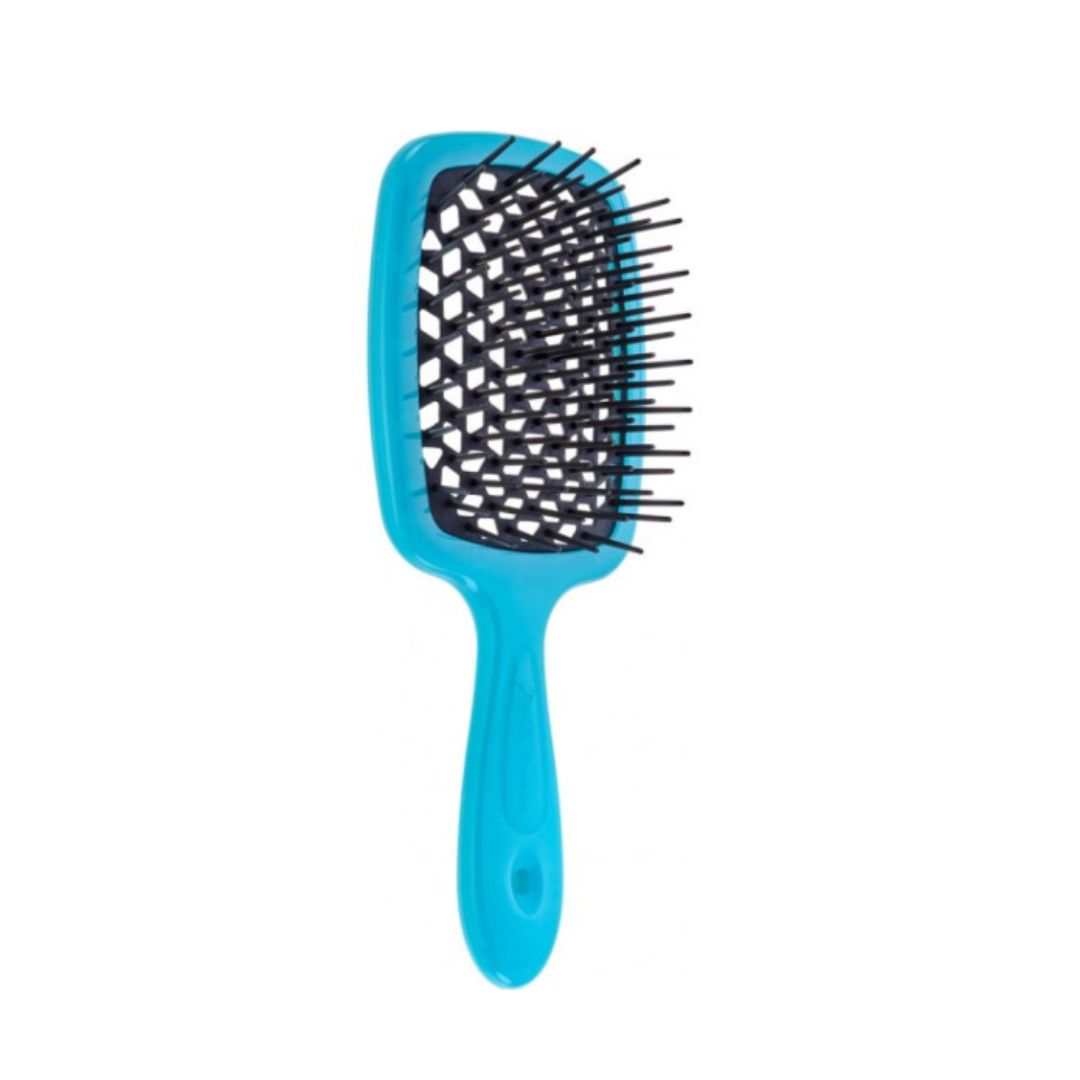 Janeke Superbrush Large Turquoise & Black